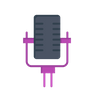 pink microphone